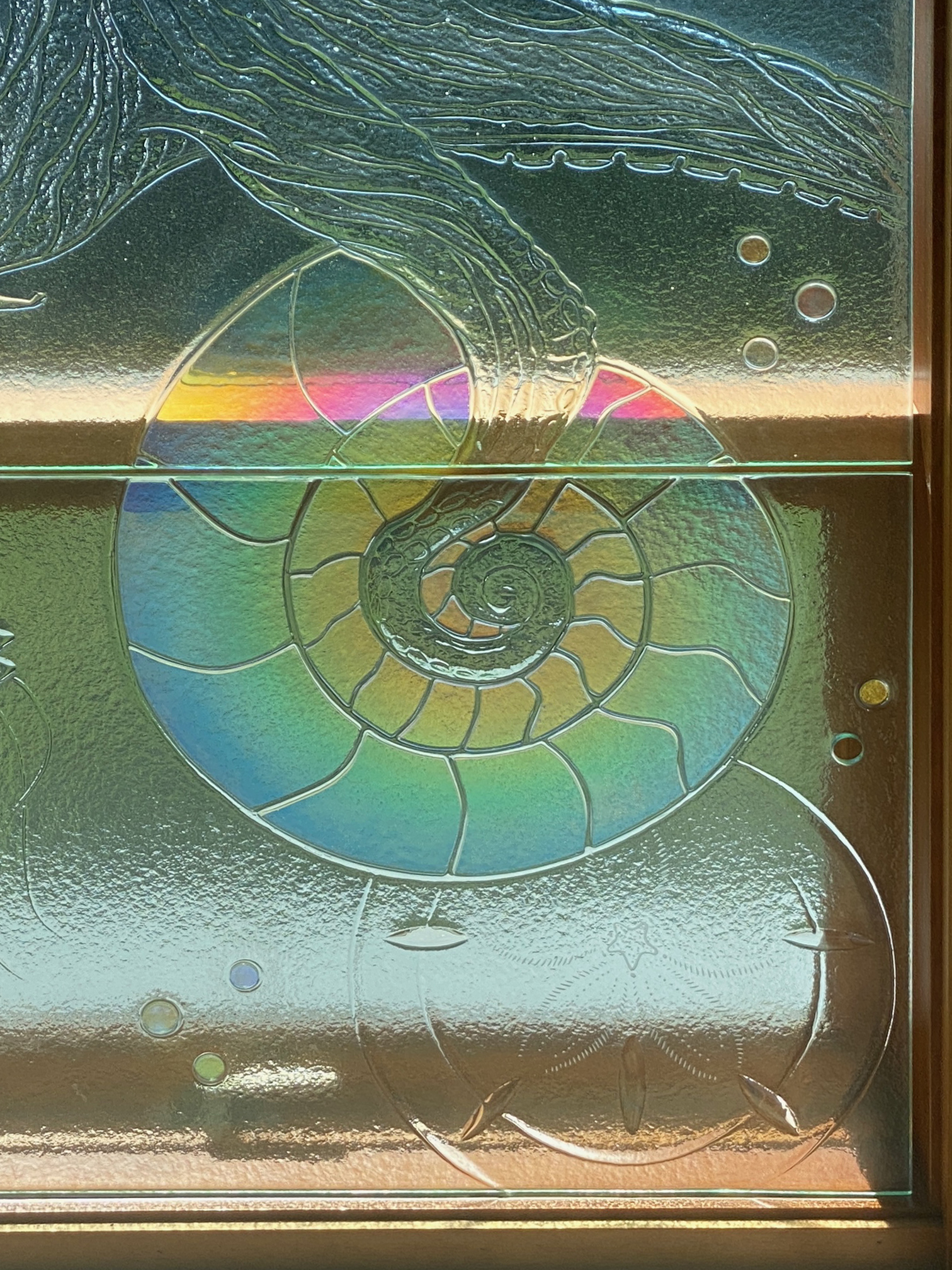 Cannon-Baxter Glass detail